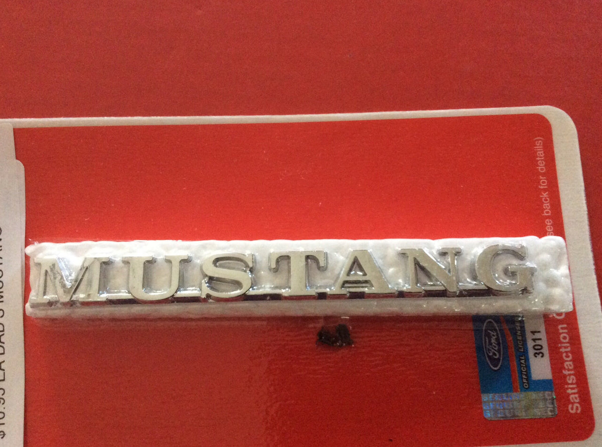 1965-66 Mustang Front Fender Script – Dad's Mustang